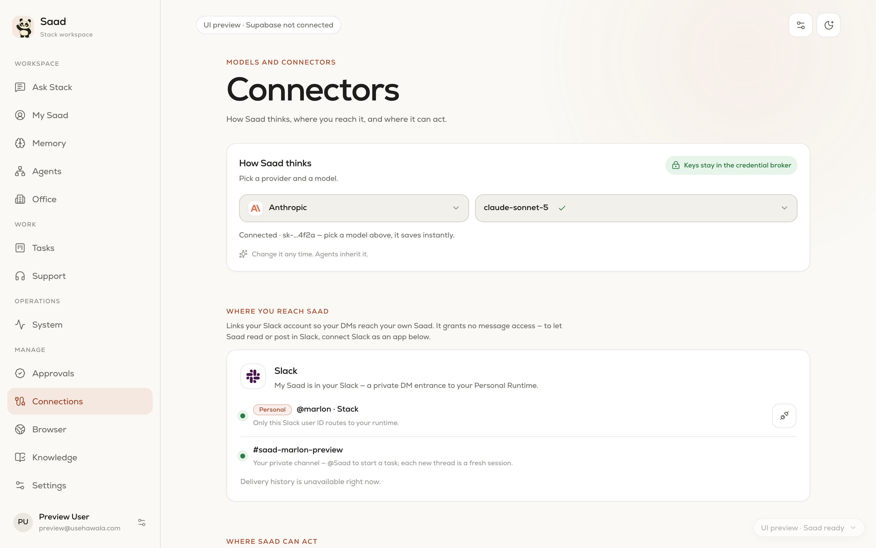 Saad: Connectors