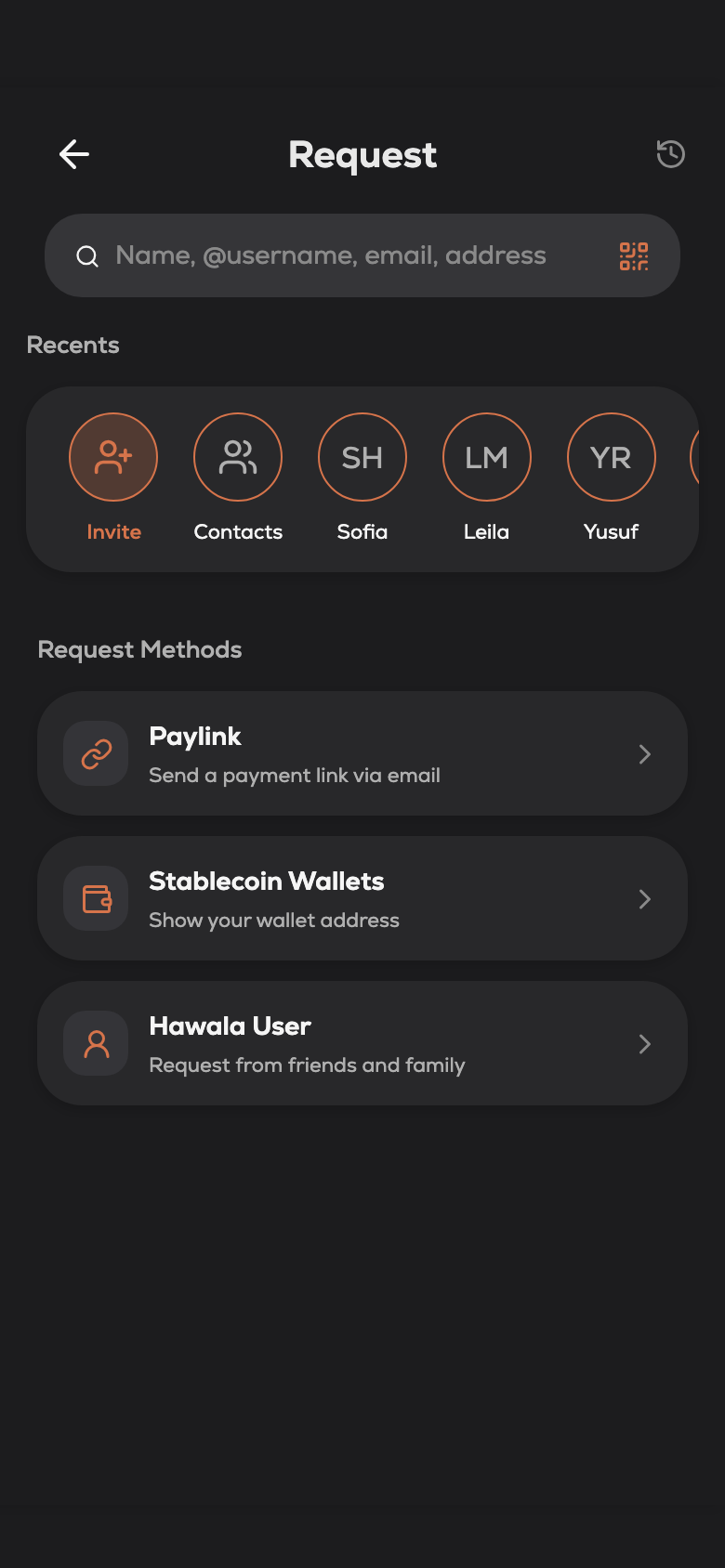 Hawala — Request